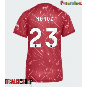 Liverpool Victor Munoz #23 Prima Maglia Femmina 2026-27 Manica Corta